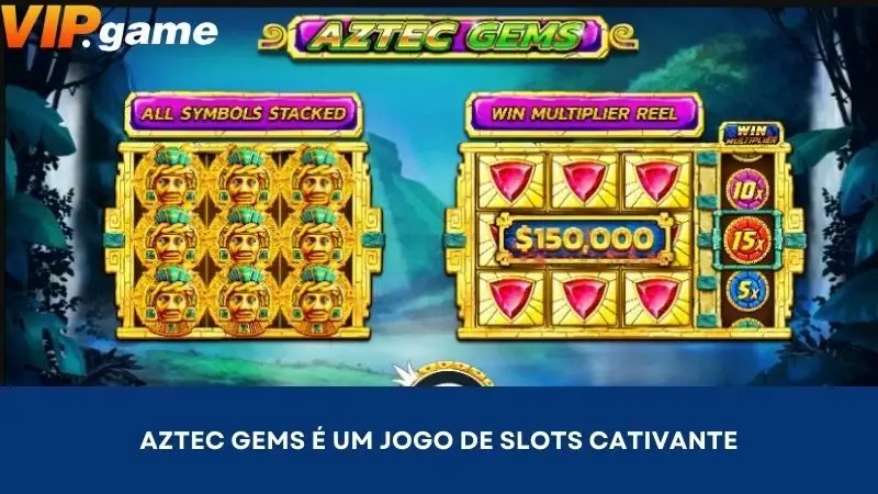 Aztec Gems é um jogo de slots cativante