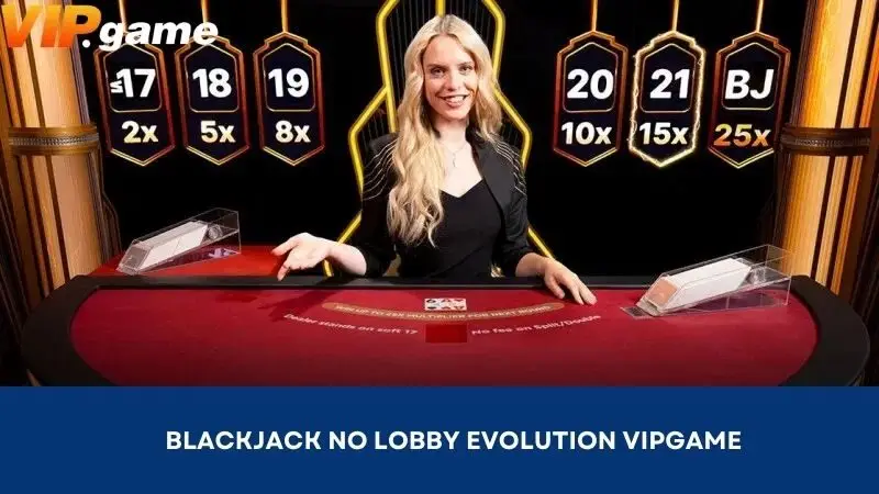 Blackjack sem lobby Evolution VIPGAME