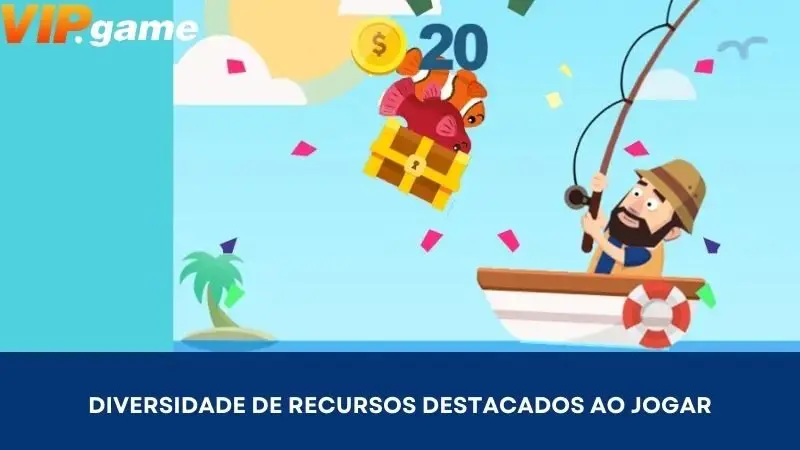 Diversidade de Recursos Destacados ao Jogar
