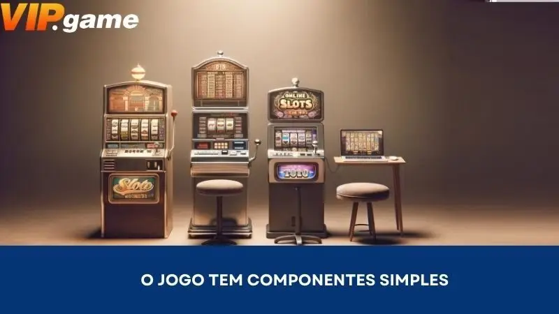 O jogo tem componentes simples