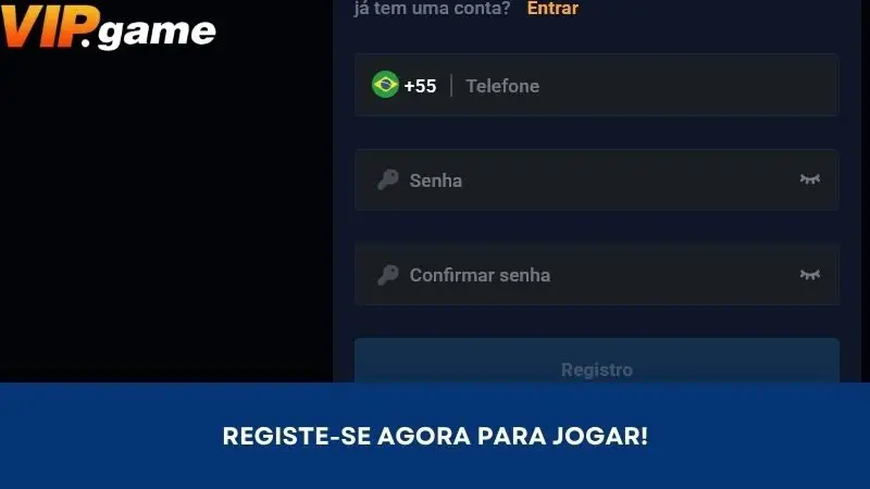 Registe-se agora para jogar