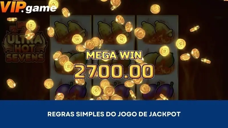 Regras simples do jogo de jackpot