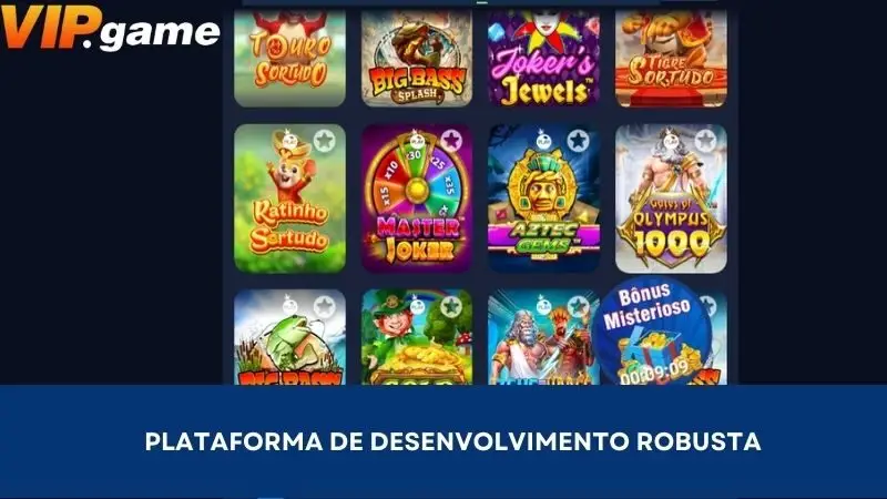 Plataforma de fornecimento de jogos vasta
